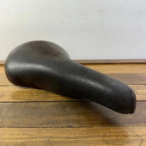 Vintage Selle San Marco Seat Leather Saddle 70s 80s Italy Race Eroica Stitch A2 - Picture 1 of 14