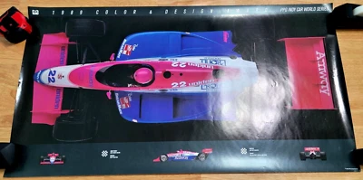 1989 Color & Design award PPG Indy Car Worlds Series Scott Brayton Amway Poster - Image 1 of 4
