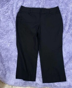Lane Bryant Pants Size 18 Capri The 4-Season Black - Picture 1 of 4