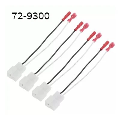 Adaptador de arnés conector altavoz coche 4 piezas 72-9300 para Nissan 300ZX 1984-1989 Foto 1 de 4