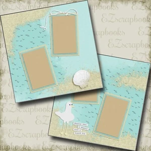 Seagull with a French Fry - 2 Premade Scrapbook Pages - EZ Layout 5338 - Picture 1 of 2