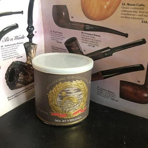 Pipa de tabaco vintage lata MCCLELLAND 25 Virginia fumar tabaco - Imagen 1 de 8