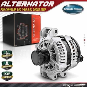 Alternator for Chrysler 300 11-23 3.6L Dodge Jeep Grand Cherokee Ram 1500 180A - Picture 1 of 9