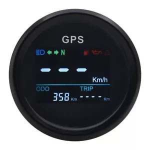 52mm Universal Digital GPS Tachometer Kilometerzähler Auto Truck LKW Motorrad - Bild 1 von 23
