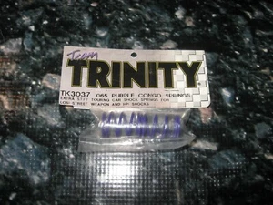 Trinity Losi HPI Congo Shock Spring Touring Car Steel Purple Ex Stiff (2) TK3037 - Picture 1 of 2