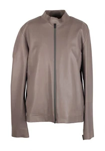 Abrigo de Cuero Loro Piana Taupe Talla 54 IT/44R EE. UU. Nuevo con Etiquetas - Imagen 1 de 6