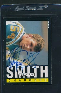 1985 Topps #378 Billy Ray Smith Chargers Signed Auto *35057 - Picture 1 of 1