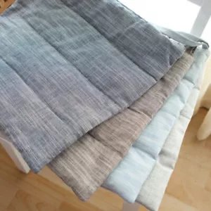 1PC 40 40CM Thin Cushion Cotton Linen Chair Mat Japanese Style Student Study Pad - Picture 1 of 14