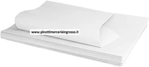 CARTA PER MODELLI DA 80 GRAMMI-PACCO DA 50 FOGLI BIANCO DA CM 140X100-MADE ITALY - Picture 1 of 1