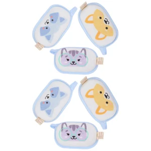 6 Pcs Baby Bath Sponge Newborn Toddler Sponges for Bathing Scrubber - Bild 1 von 12