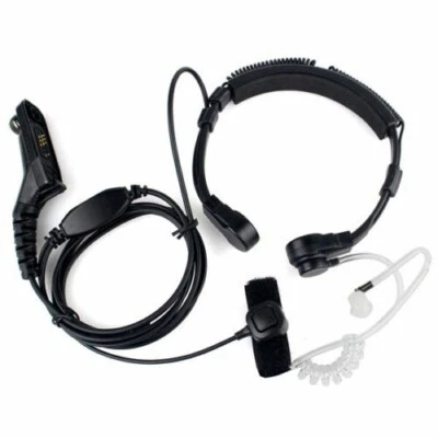 Throat Mic Headset for Motorola APX6000 XPR6350 DP4801e DP4800 DGP4150 + DP3400 - Image 1 of 3