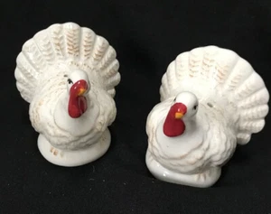 NEU Weiß Truthahn Salz und Pfefferstreuer Orig Box Erntedank Herbst Ernte BW - Bild 1 von 7