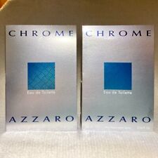 Azzaro Chrome Eau de Toilette EDT Sample Spray .04oz, 1.2ml New in Card