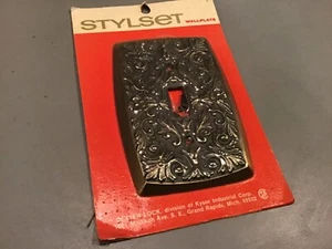 Vintage NEW OLD STOCK Dexter Lock Co. Stylset Single Lightswitch Wallplate - Picture 1 of 3