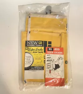 Vintage Hi Electrician's Electrical Apron Yellow w/ Advertising NOS - Picture 1 of 3