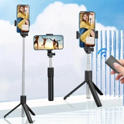 Bluetooth Selfie Stick 3 in 1 Tripod with Wireless Remote  - Image 1 of 4