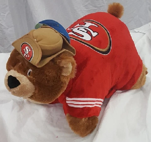 San Francisco 49ers Large 18" Mascot Pillow Pet - NFL Cover