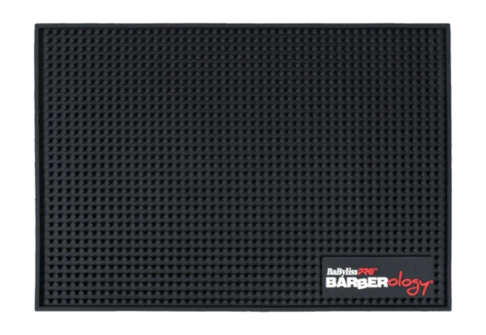 Tapete de barbeiro BaByliss PRO Barberology para aparadores cortadores - Preto 12x18 em BABWSM1 - Imagem 1 de 1