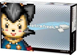 Retro Freak Premium Game Console w/Controller Adapter Set Japan CY-RF-B Black - Picture 1 of 12