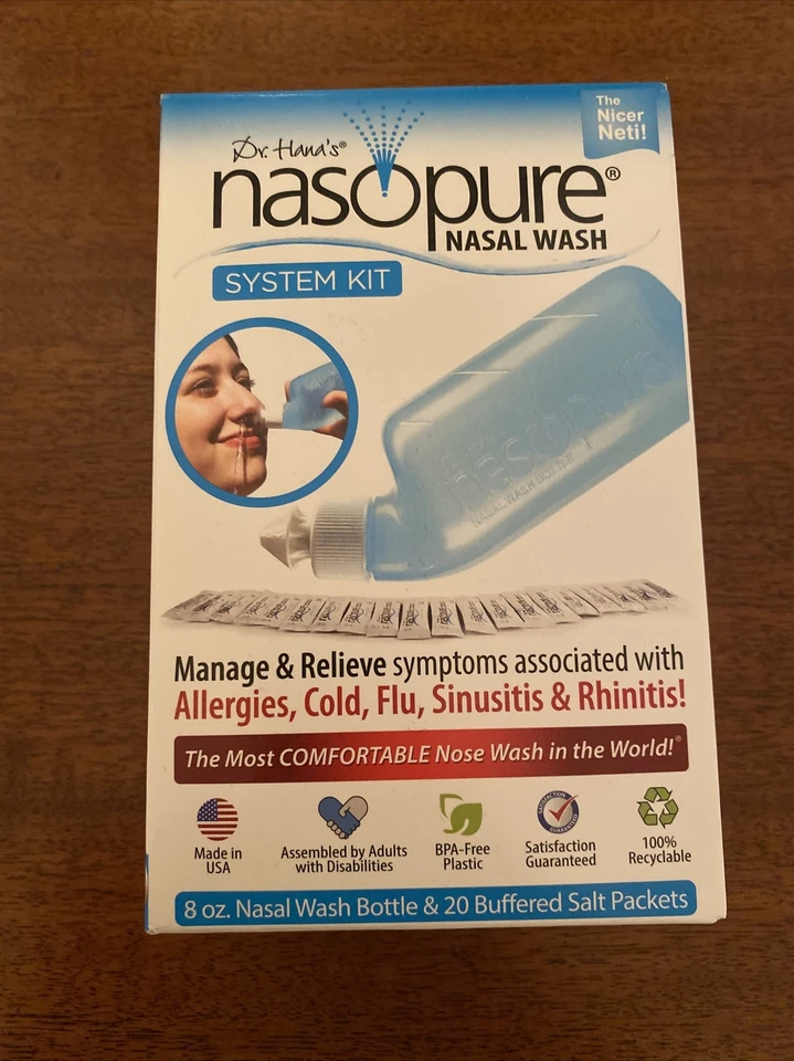 Kit de sistema de lavado nasal Nasopure 1 kit sin BPA Foto 1 de 1