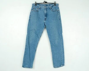 LEVIS STRAUSS Orange Tab 615 Vtg Men W38 L34 Jeans Denim Pants Split Hems 90s - Picture 1 of 10