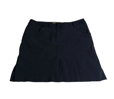 Deportivo Haley Skort Mujer 6 Azul Marino Nailon Rayón Elastizado Golf Uniforme Tenis Foto 1 de 4