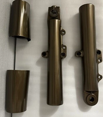 HARLEY 2014-24 bronze FORK LEGS Tri Glide FREEWHEELER OEM Sliders EXCHANGE - Image 1 of 4