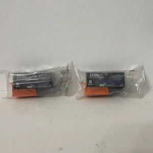Lot Of 2 - 220XL Black Ink Cartridges Compatible For Epson WorkForce - Picture 1 of 1