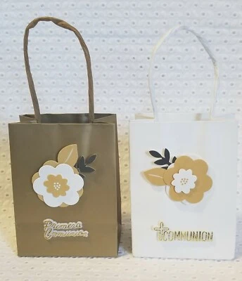 First Communion Favor Bags with Stickers - Image 1 of 4