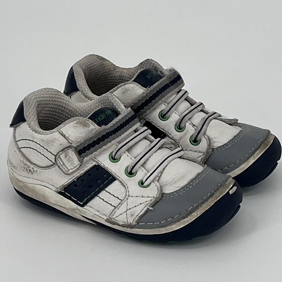 Zapatillas Stride Rite Infantil Niño Pequeño Niños Talla 6 M - SRT Smartie 6M - Cuero Foto 1 de 4