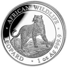 Silbermünze Leopard 2022 - African Wildlife - Somalia - 1 Oz Stempelglanz