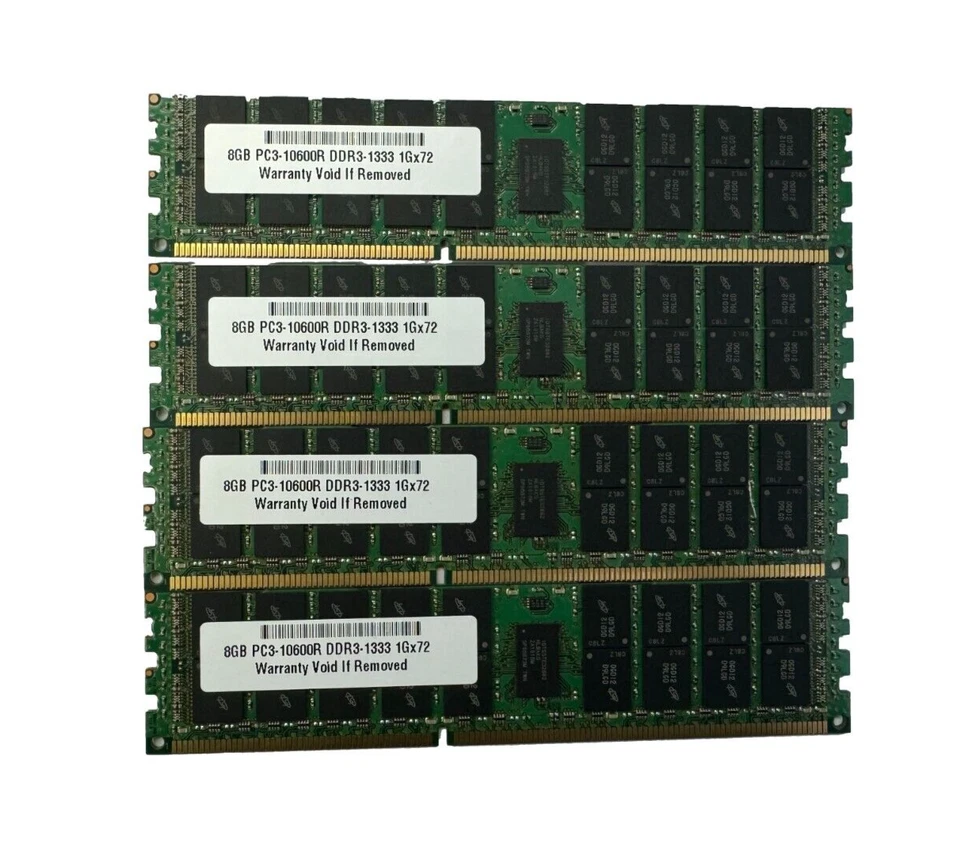 32GB 4 X 8GB Memory for Apple Mac Pro 4,1 2009 5,1 2010 2012 ECC Registered RAM - Image 1 of 1