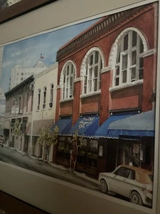 Signed Numbered Art Print Of 6th Street In Austin, Texas By Mary Doerr - Picture 1 of 13