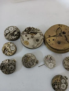 Restposten Vintage gemischte Uhrwerke - Bild 1 von 5