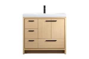 Elegant Lighting VF46036M Wyatt 36" - Maple - Picture 1 of 1