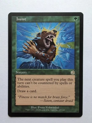 MTG Insist (TOR) Torment Regular Rare 127/143 - Image 1 of 2