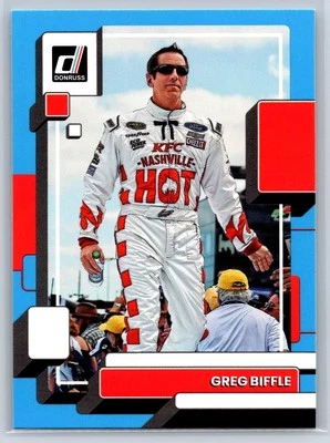 2023 Donruss Greg Biffle Carolina Blue Parallel #102 - Image 1 of 2