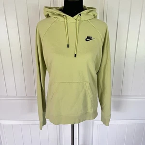 Nike Ladies Hoodie Pullover Neon Yellow Green Size Medium - Picture 1 of 6