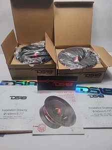 PRO-X6.4BM Loudspeaker - Pair of 6.5", Midrange, Red Aluminum Bullet, 500W. - Picture 1 of 6
