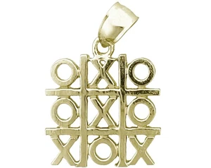 Dije Tic-Tac-Toe oro 14K - Imagen 1 de 6