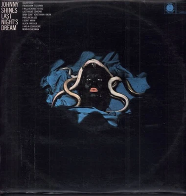 Johnny Shines Last Nights Dream LP Vinyle UK Blue Horizon 1969 Pressage Mono - Photo 1/4