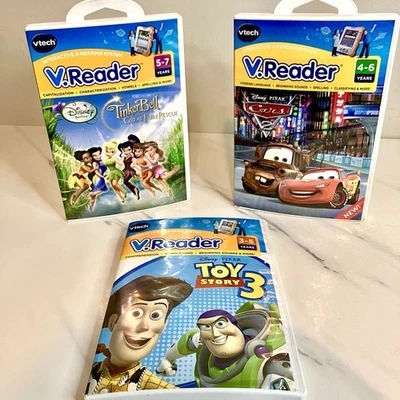 VTech V.Reader Interactive E-Reading System (Toy Story, Cars 2, Tinker Bell) - Image 1 of 4