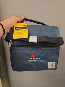 carhartt lunch bag 6 Dosen Kühlbox. Blau. Neu mit Etikett. Logostickerei. Rain Defender - Bild 1 von 7