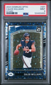 2024 Panini Donruss Optic Rated Rookie Caleb Williams #201 Stars (RC) PSA 9 - Bild 1 von 2