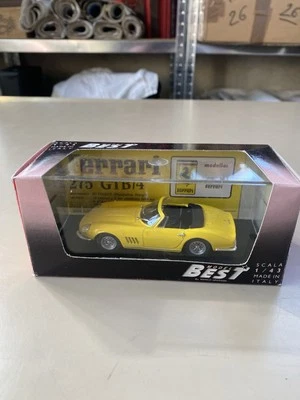 Modellino auto d'epoca miglior modello Ferrari 275 GTB/4 coupè giallo Italia 1:4 - Immagine 1 di 4