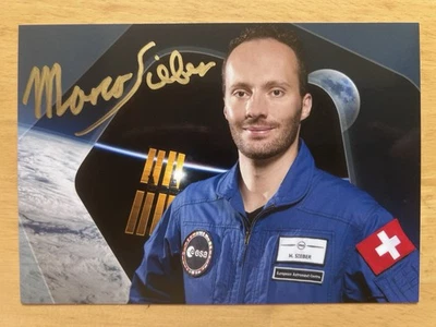 Marco Sieber AK Schweizer Raumfahrer Autogrammkarte original handsigniert - Bild 1 von 2