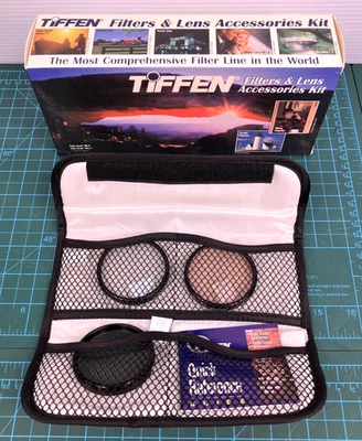 Tiffen 55mm Filters Kit UV Protector Circular Polarizer 812 Lens Camera Set USA - Image 1 of 4