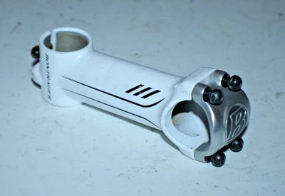 Trek Bontrager RL 11/8" Threadless Stem White 110mm +/-7º 31.8mm Race Lite Road~ - Image 1 of 4