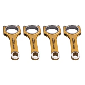 Titanized Connecting Rods Pleuel for Peugeot 207 MINI Cooper S 1.6T EP6CDTS - Picture 1 of 11