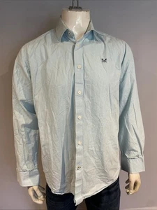 Crew Clothing Men’s Shirt Light Blue Size Large Cotton - Picture 1 of 7